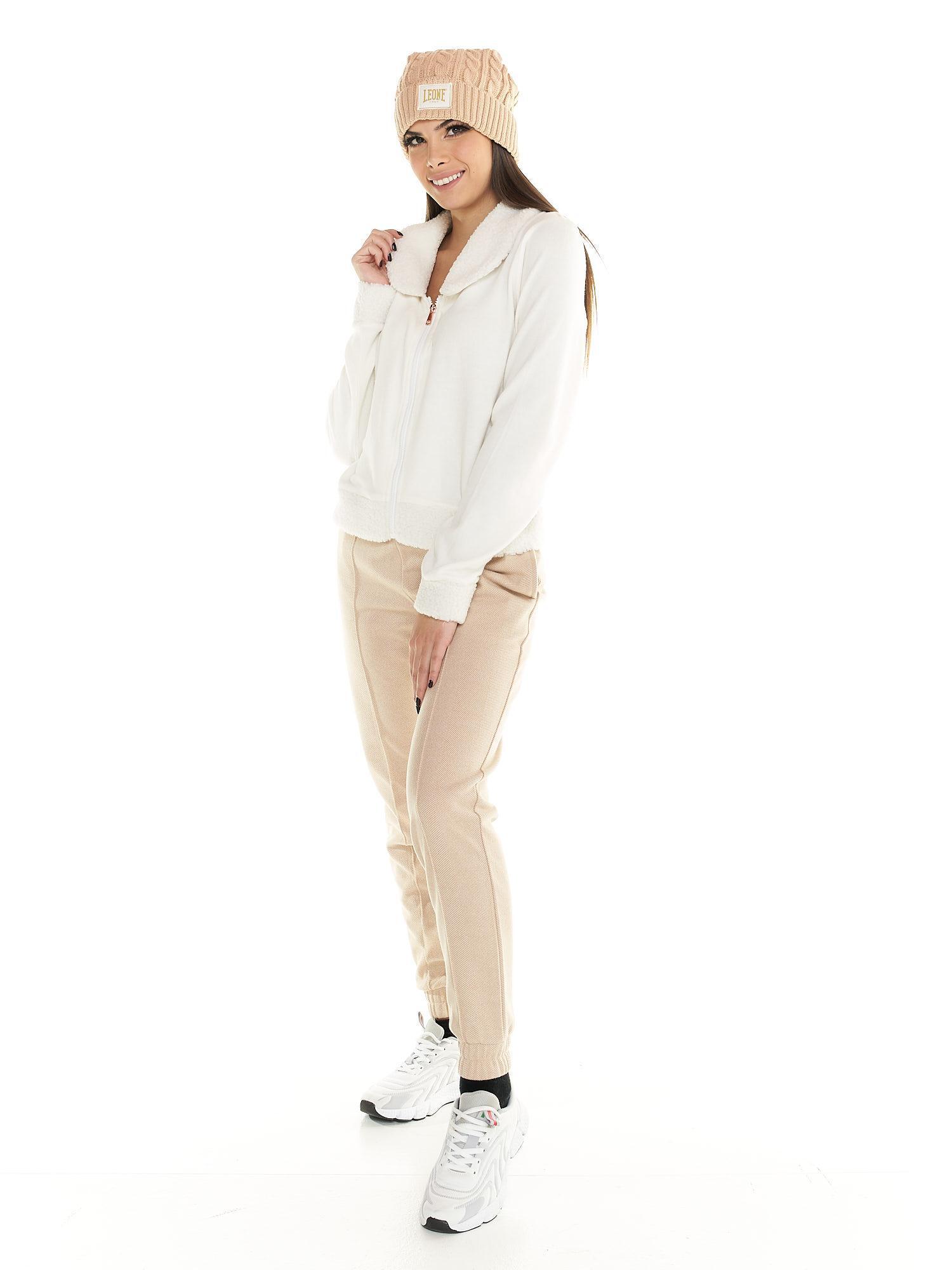 Sudadera con capucha mujer Leone 1947 Apparel cremallera completa boxeo invierno 3/8