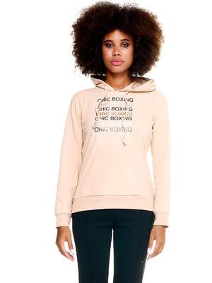 Felpe con cappuccio Leone donna Winter Chic Boxing