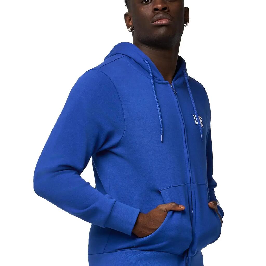 Leone Basic Men's Tracksuit with Zip-Up Hoodie and Non-Sweatpants