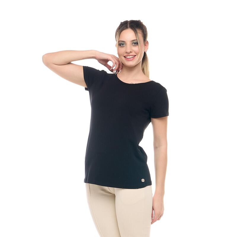 Tricou cu mânecă scurtă Leone Basic pentru femei