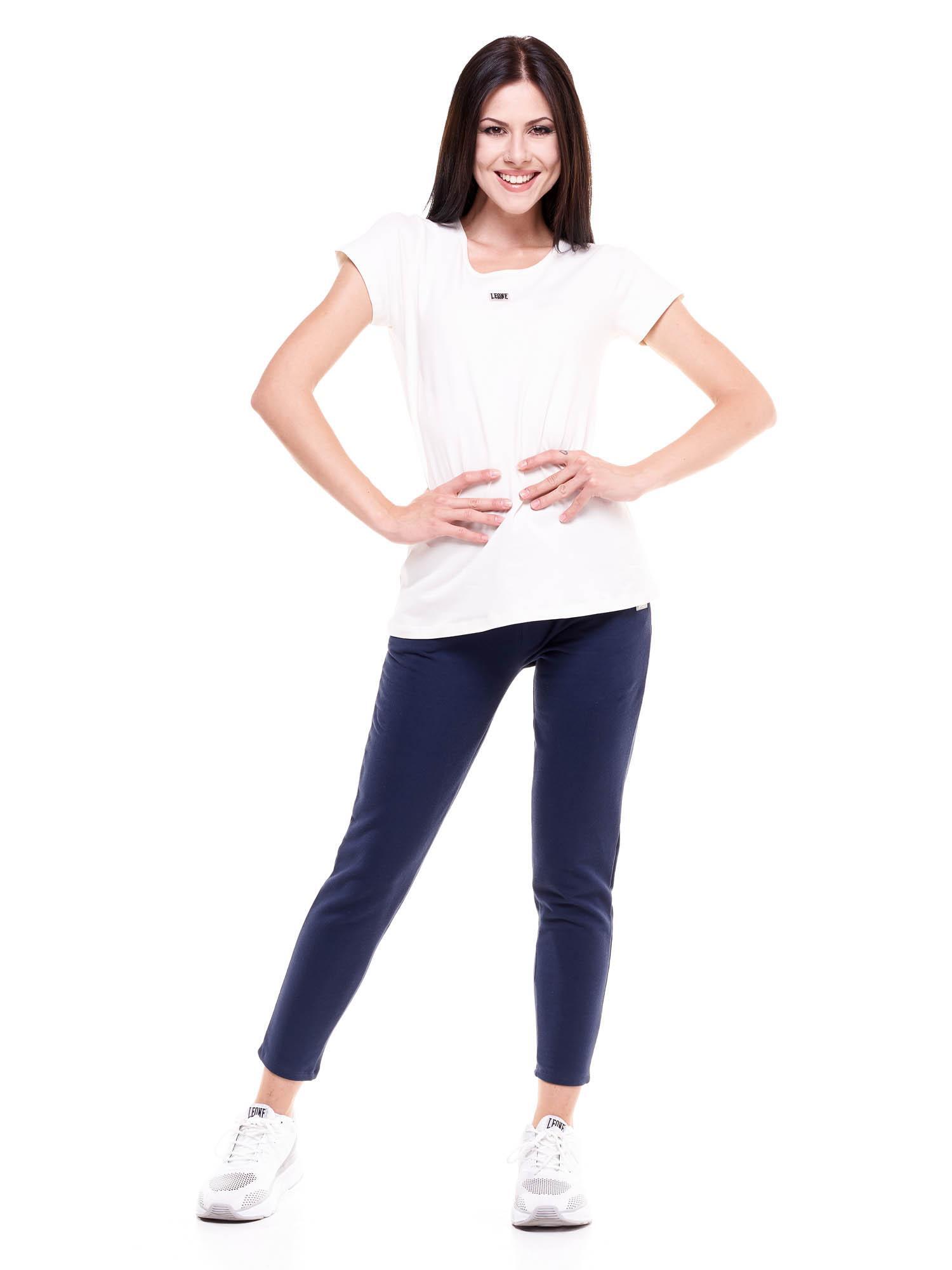 Basic dames-T-shirt met ronde hals en korte mouwen 2/8
