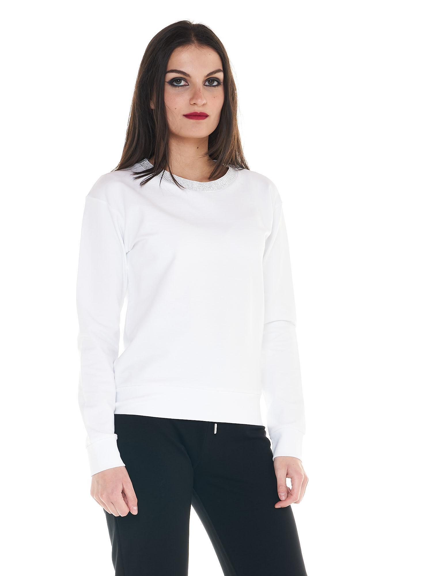 Felpa girocollo da donna Cristal Shine 7/8