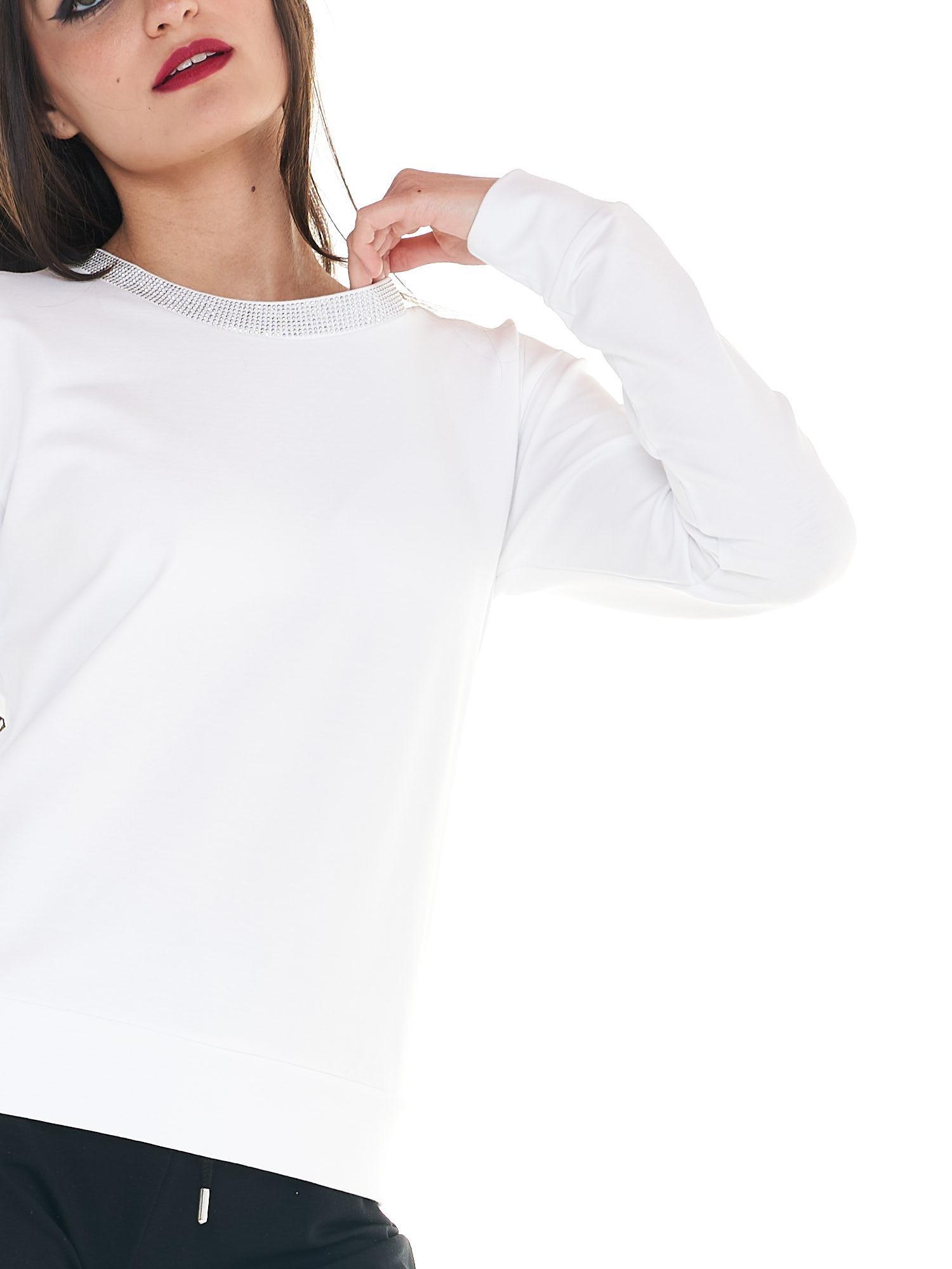 Dames Cristal Shine Crewneck Sweatshirts 5/6