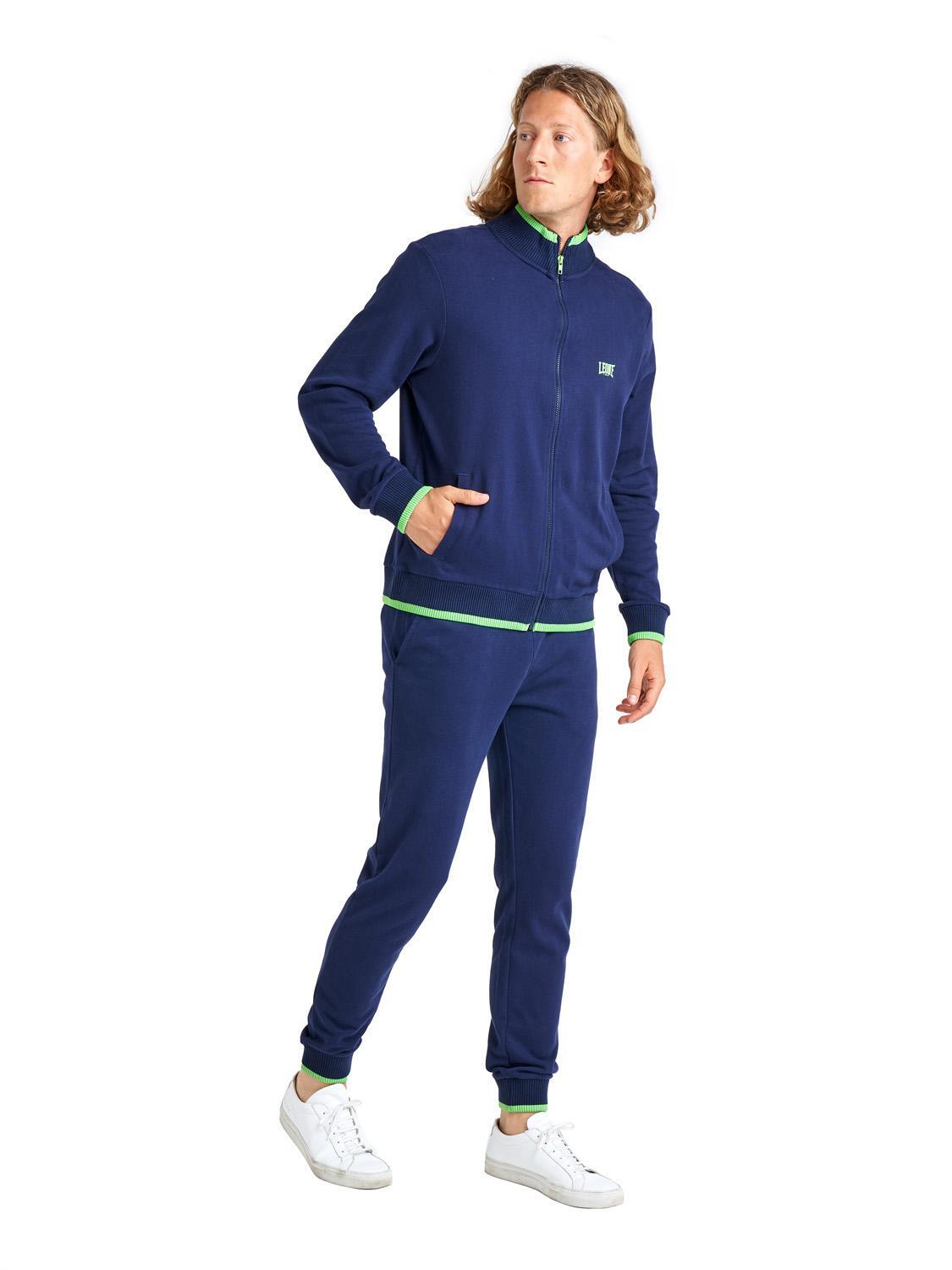 Conjunto de treino masculino Welcome Back com gola alta e fecho de correr. 3/7