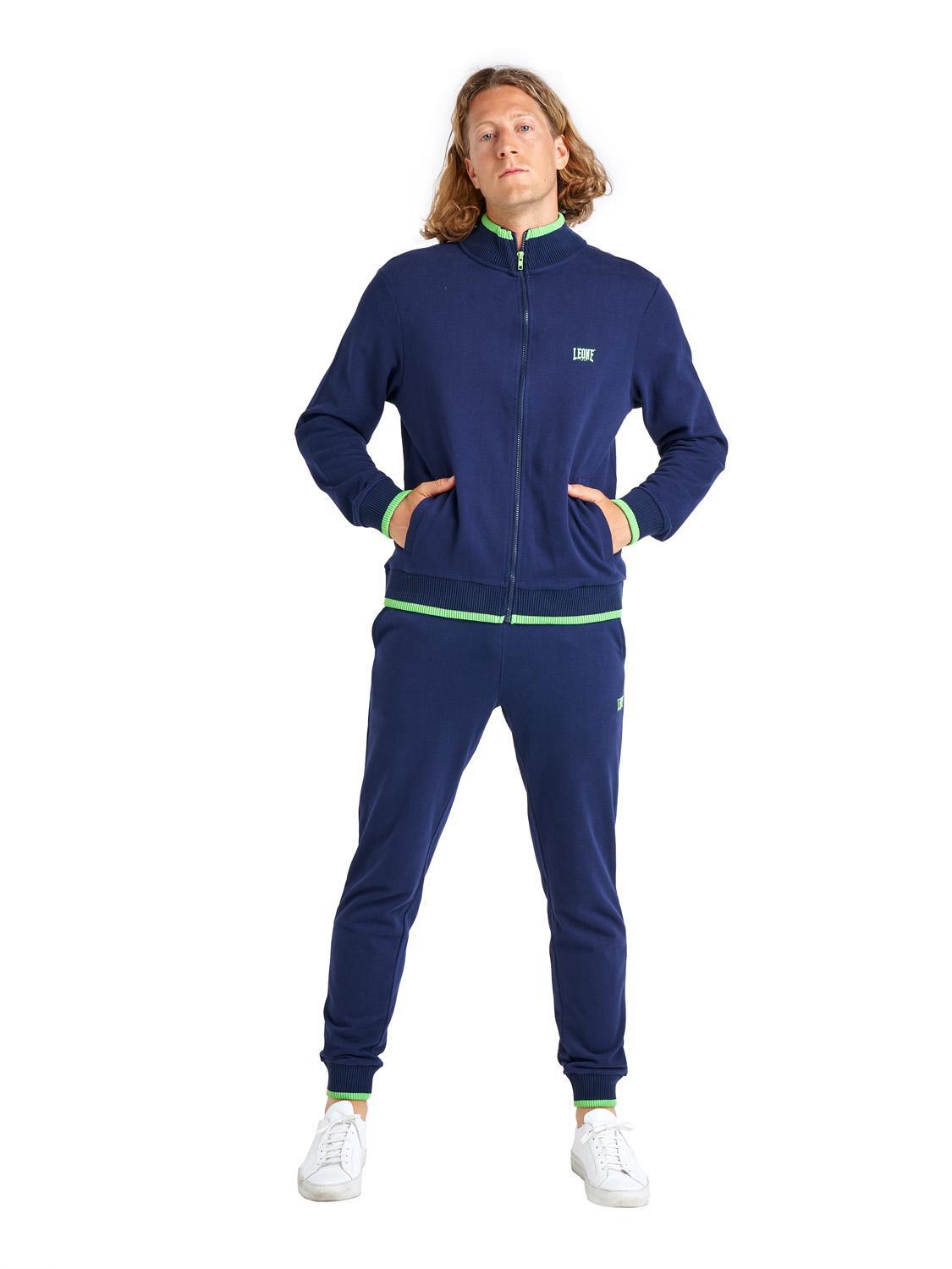 Conjunto de treino masculino Welcome Back com gola alta e fecho de correr. 2/7