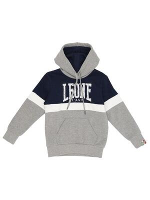 Felpe con cappuccio Leone bambino big logo Grey Boy