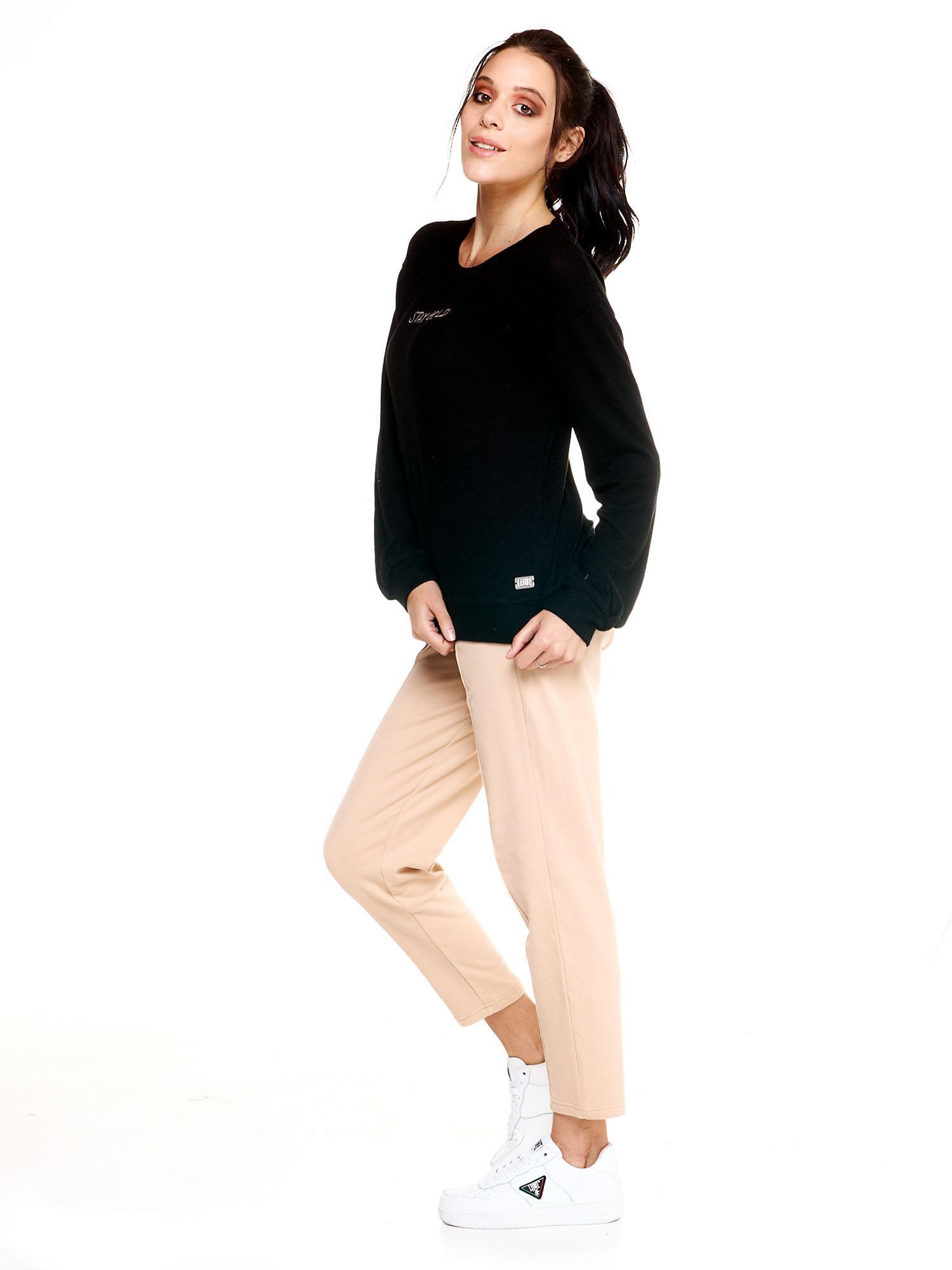 Leone dames sweatshirts met ronde hals, winterse chique stijl, boksstijl 2/6