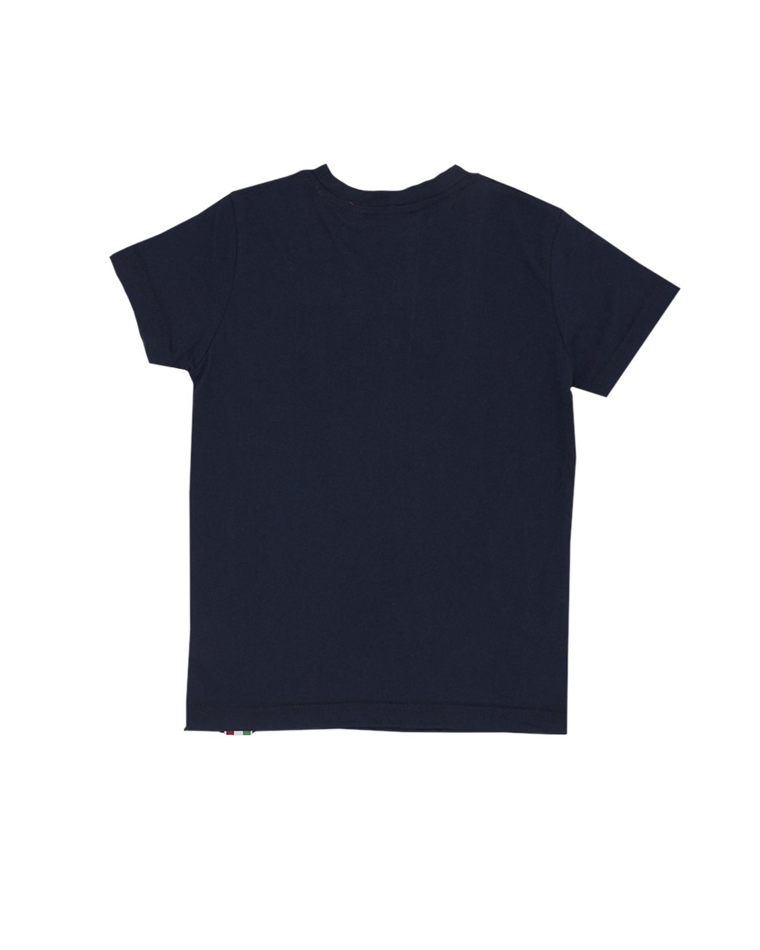 T-shirt infantil básica de manga curta com logótipo grande 2/2