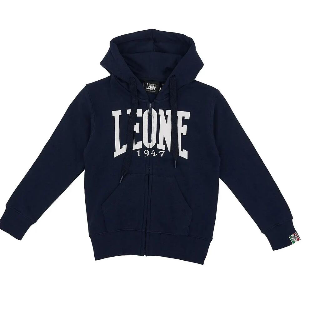 Children's hooded sweatshirts with full zip and Basic logo