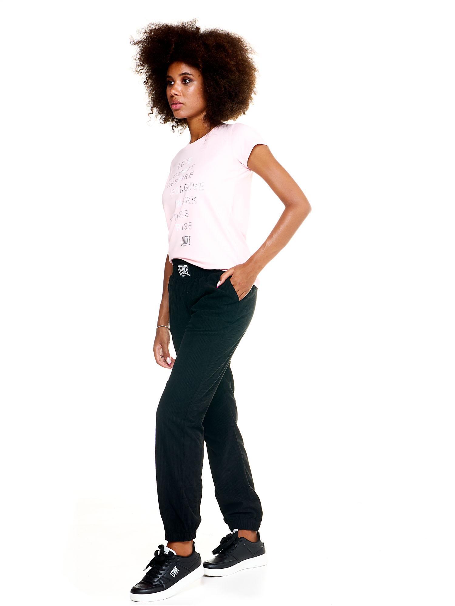 Pantaloni da tuta in velluto a coste Leone donna Leisure 7/8