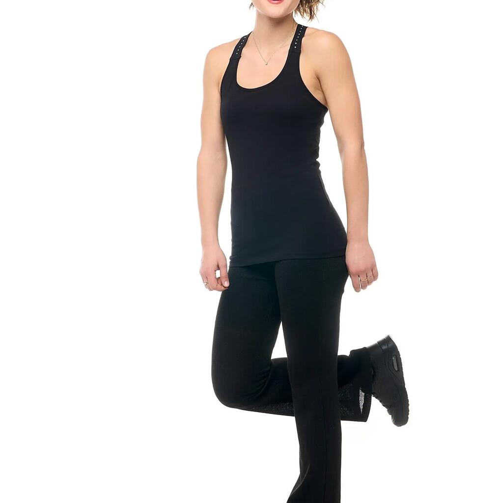 Leone Be Glam Women's Tank Top with Cross-Back Laces