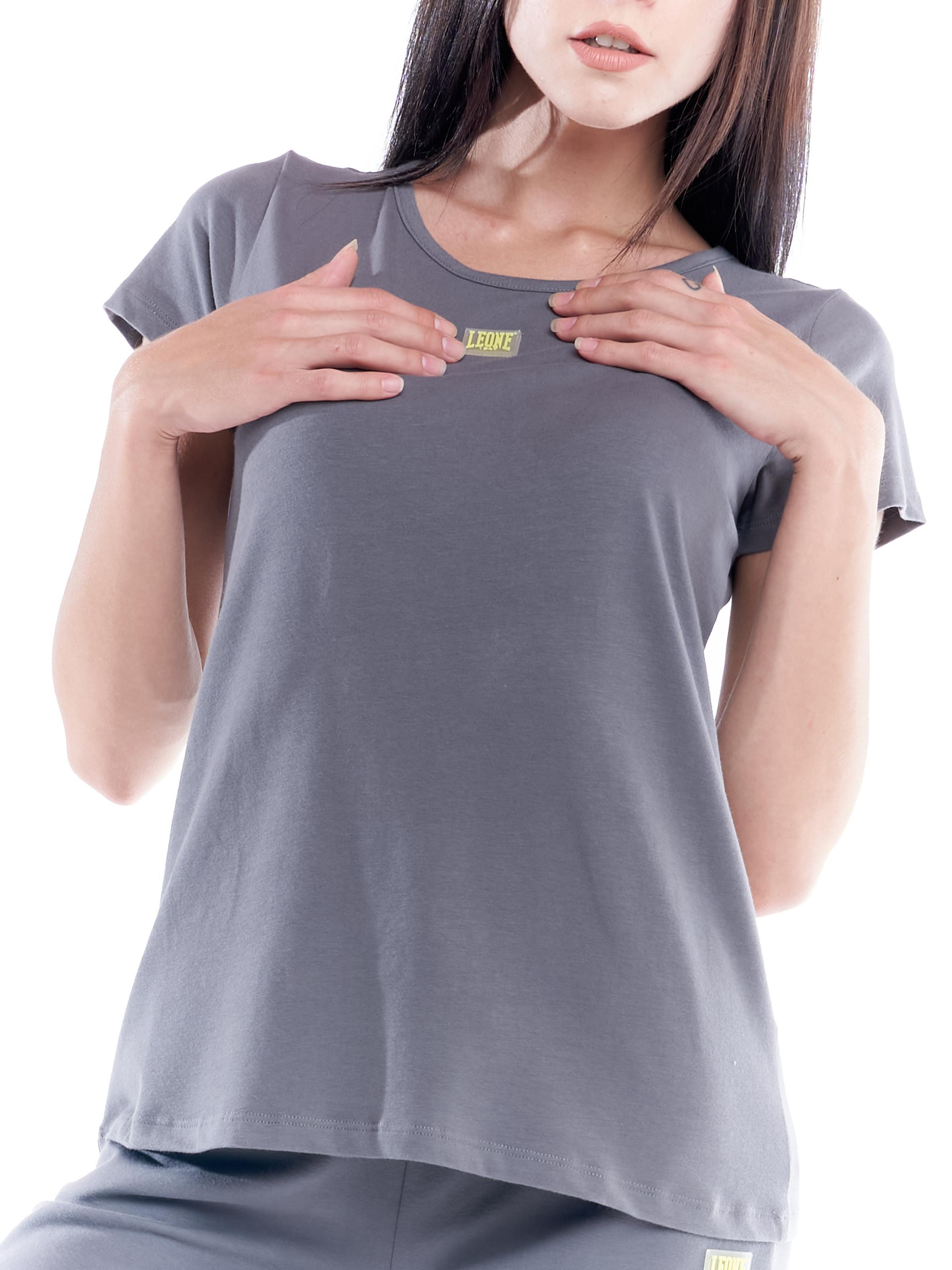 T-shirt femme basique col rond manches courtes 5/8
