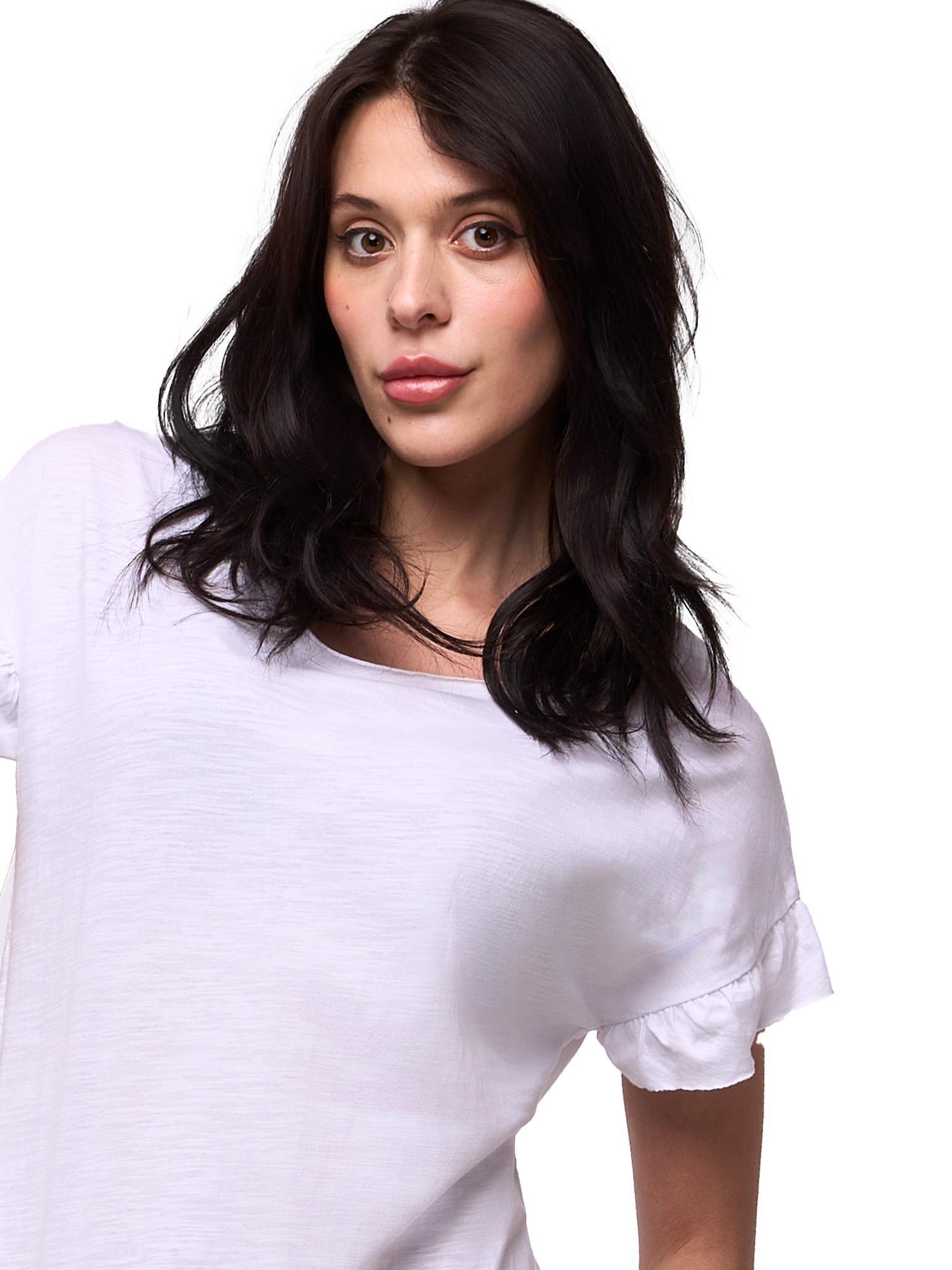 T-Shirt de manga curta feminina Leone 5/8