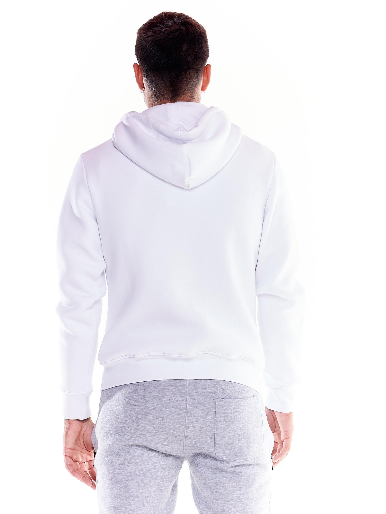 Weiches Basic-Kapuzenpullover mit Löwensymbol und großer Tasche 4/5