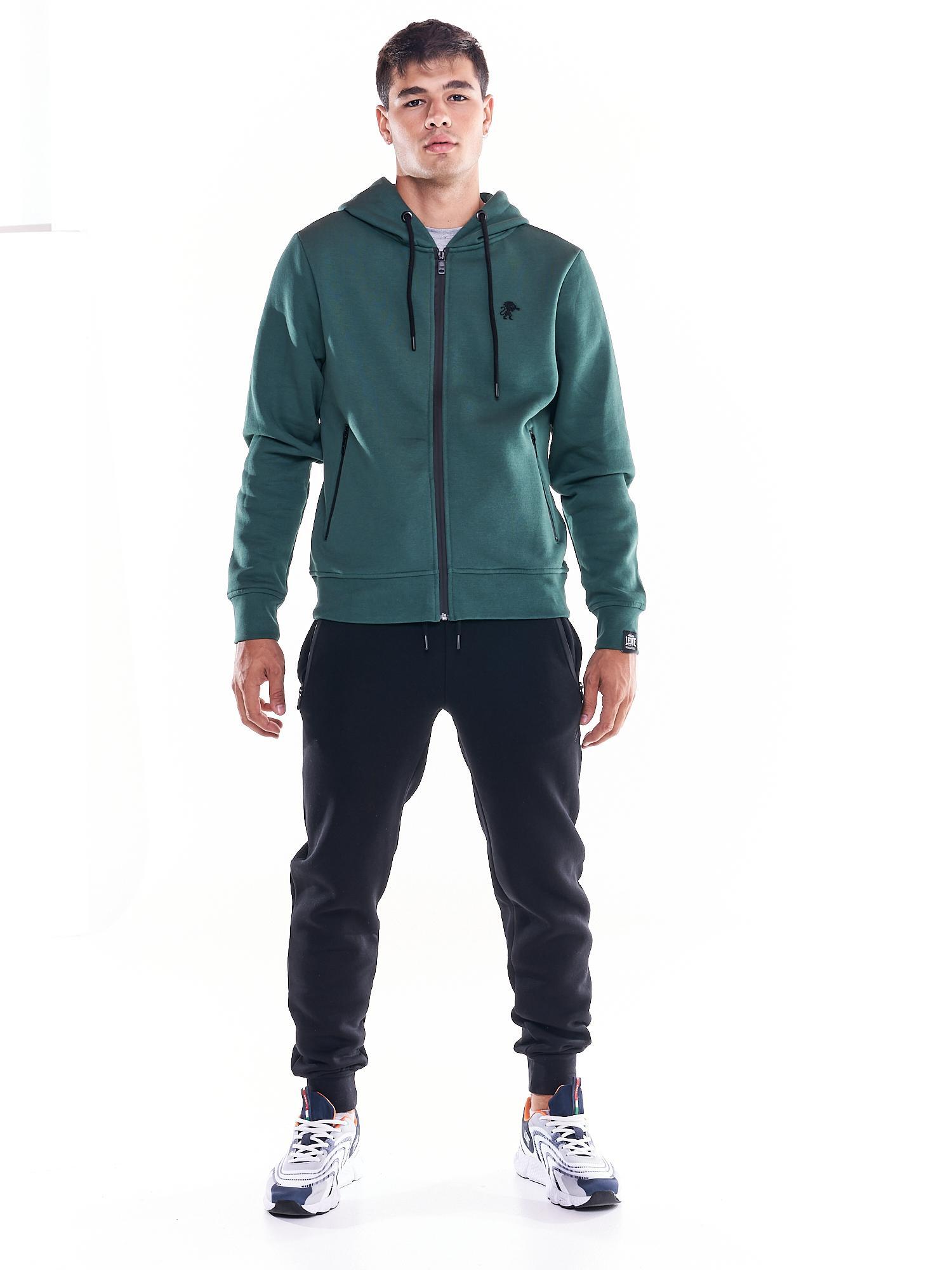 Sweat à capuche Soft Basic icône lion avec grande poche 2/5