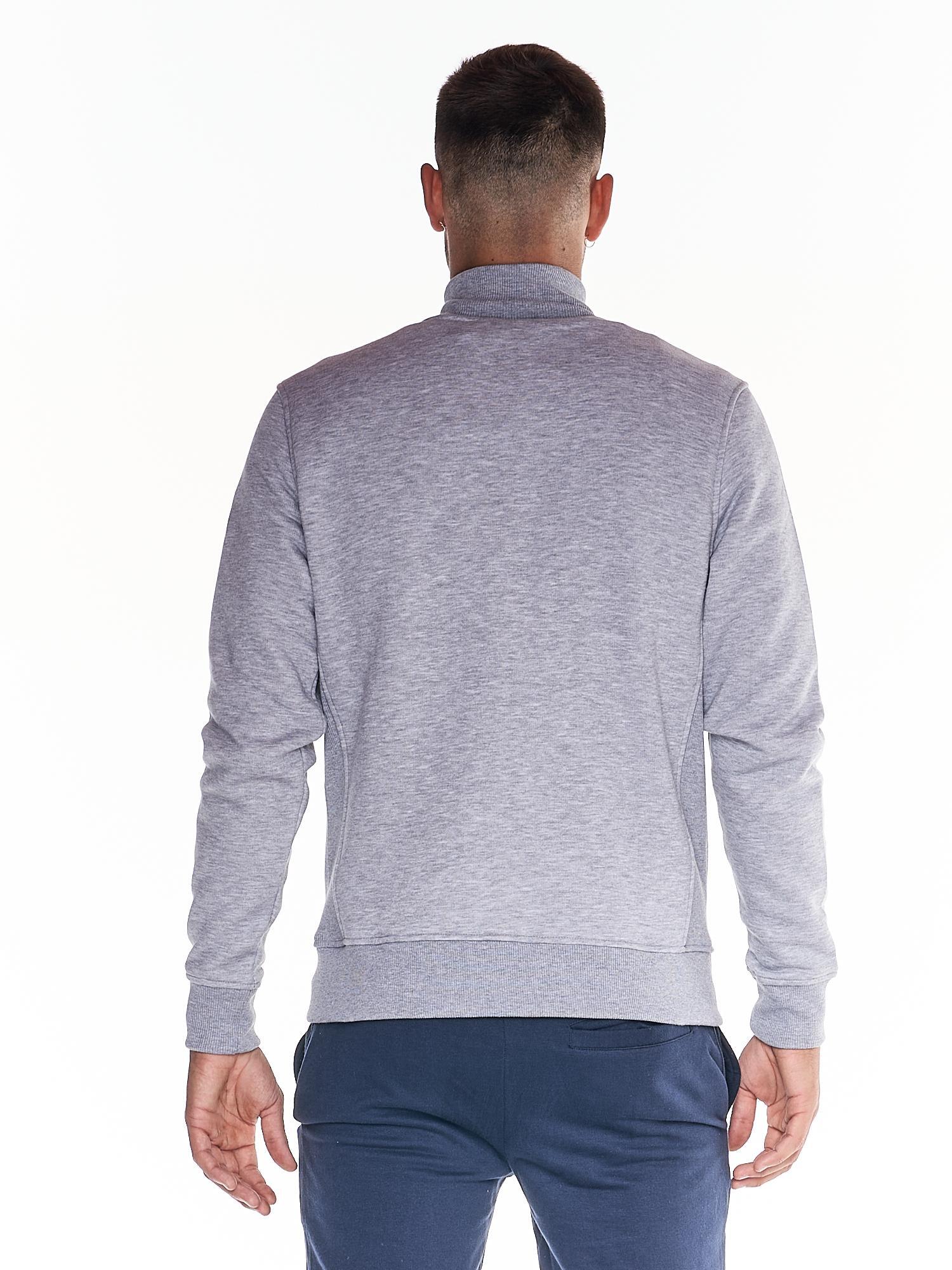 Sweatshirt heren Leone 1947 Apparel Basic Heavy volledige rits hoge kraag 4/5