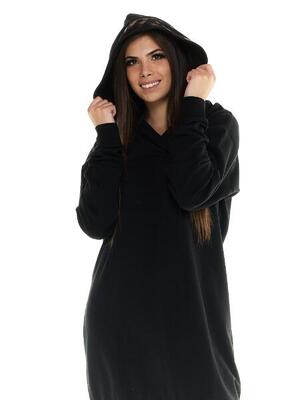 Felpe con cappuccio Leone donna lunga Blackout