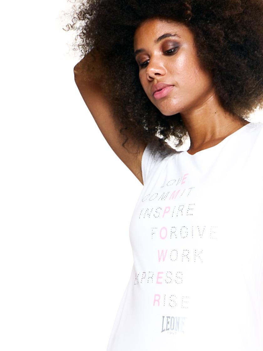 Leone Damen-T-Shirt mit kurzen Ärmeln Freizeit 5/5
