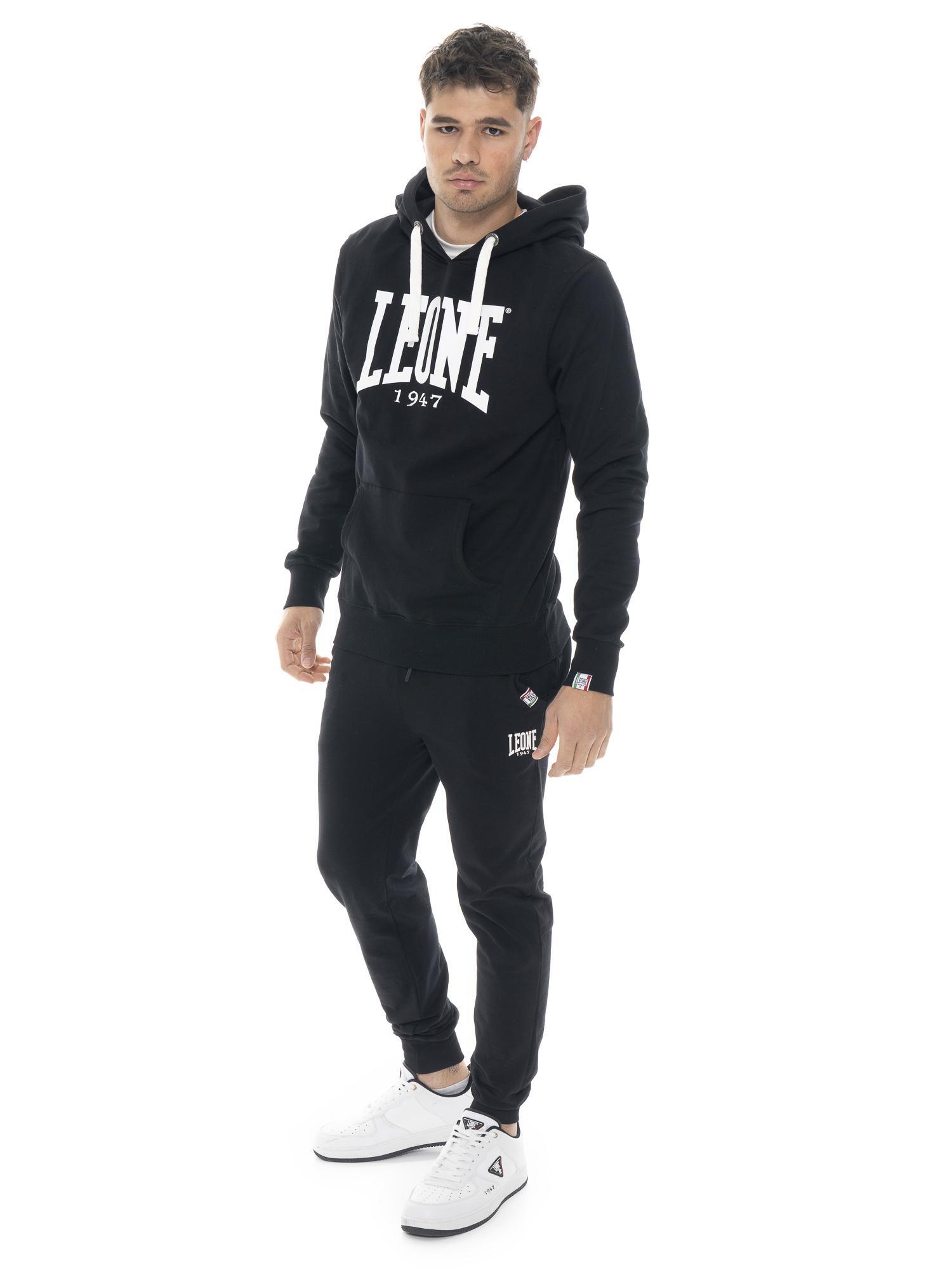 Sweat-shirt d'hiver pour hommes à capuche avec grand logo "Basic" 2/5