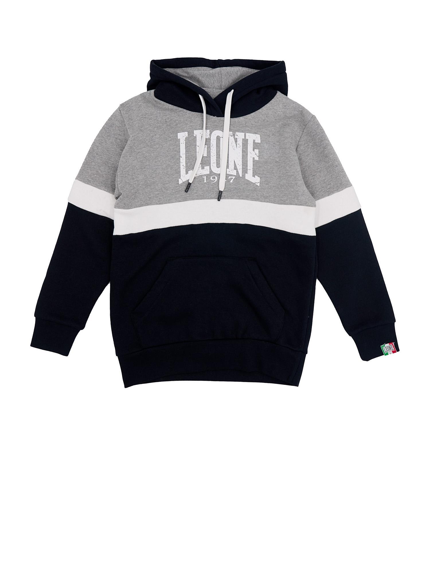 Sudadera niño Leone gran logo Gris Niño 3/6