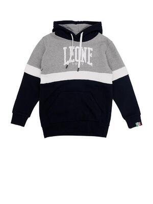 Felpe con cappuccio Leone bambino big logo Grey Boy