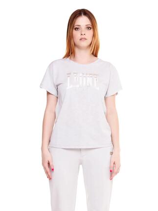 T-shirt femme grand logo Cristal Shine