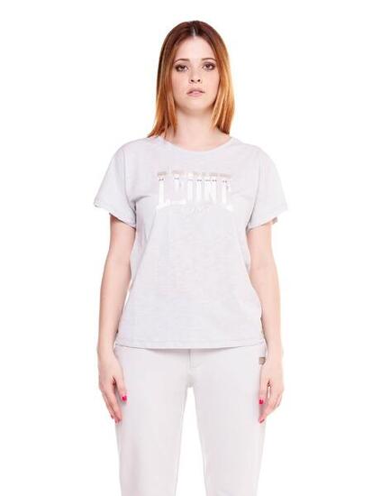 T-shirt femme grand logo Cristal Shine