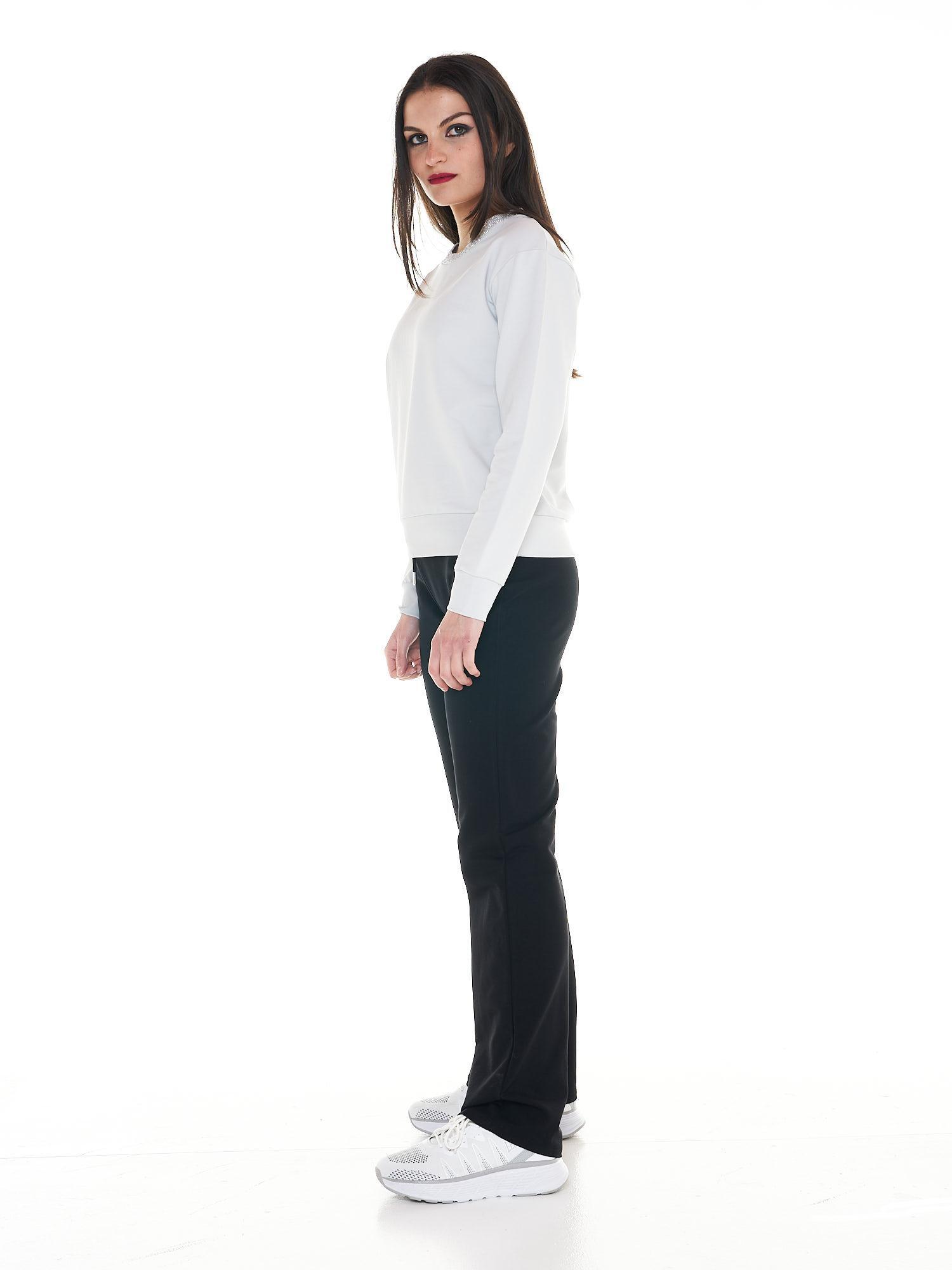Felpa girocollo da donna Cristal Shine 3/8