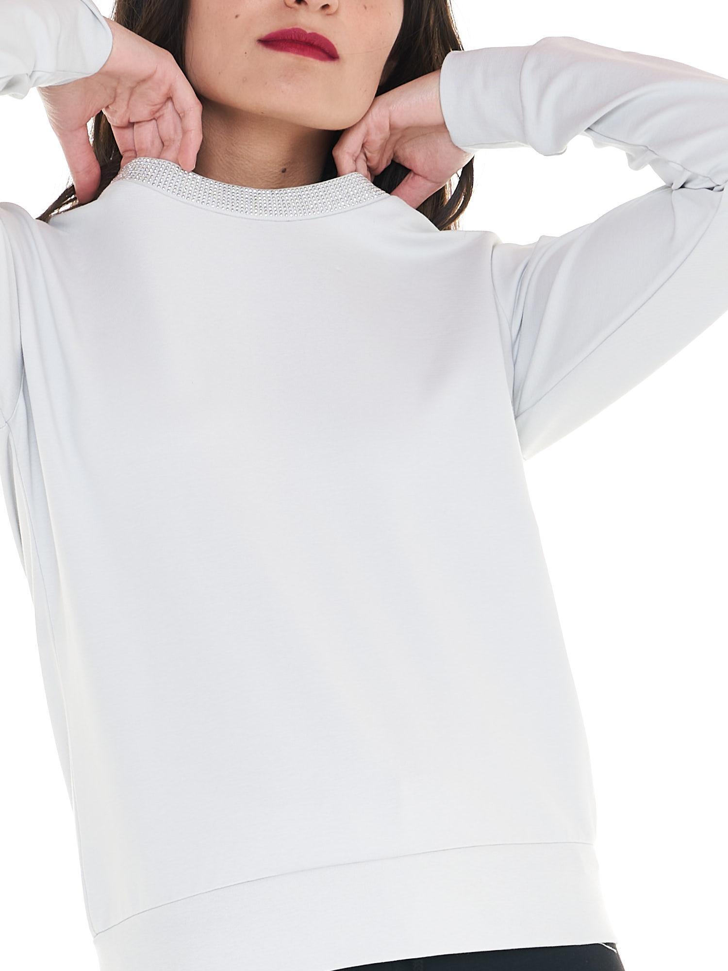 Felpa girocollo da donna Cristal Shine 5/8