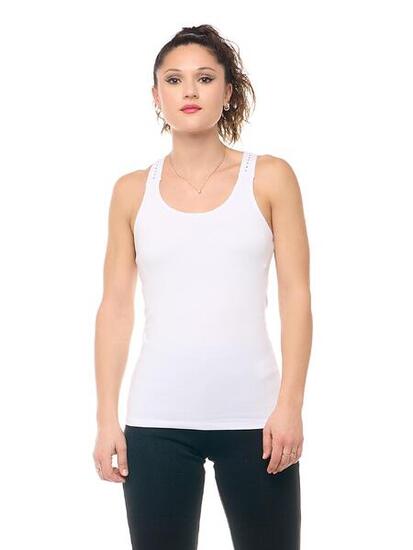 Débardeur Leone Be Glam pour femme avec lacets croisés dans le dos