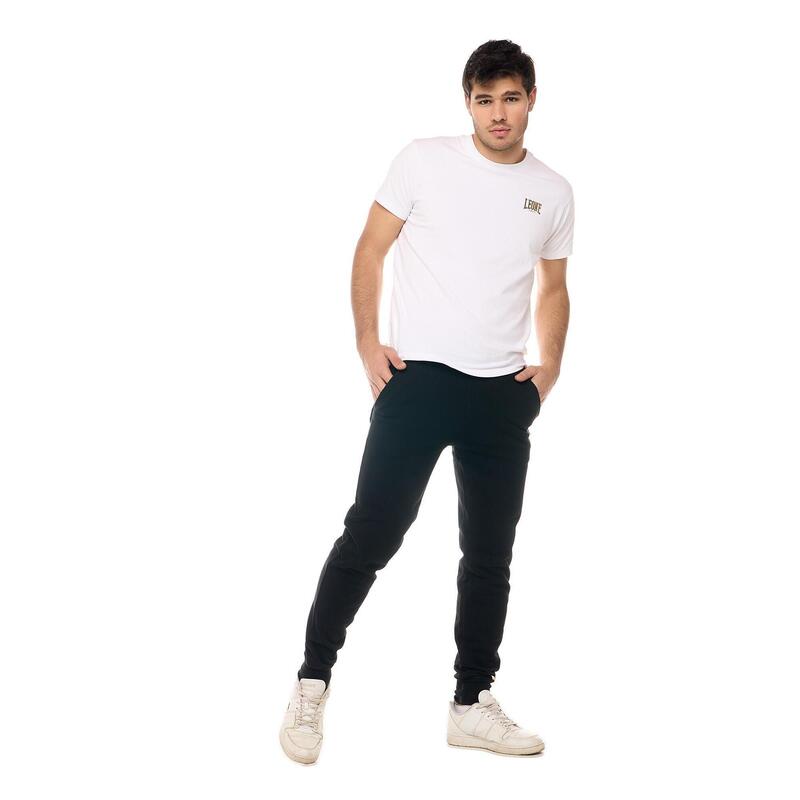 Pantaloni de trening Leone New Gold pentru bărbați cu manșete