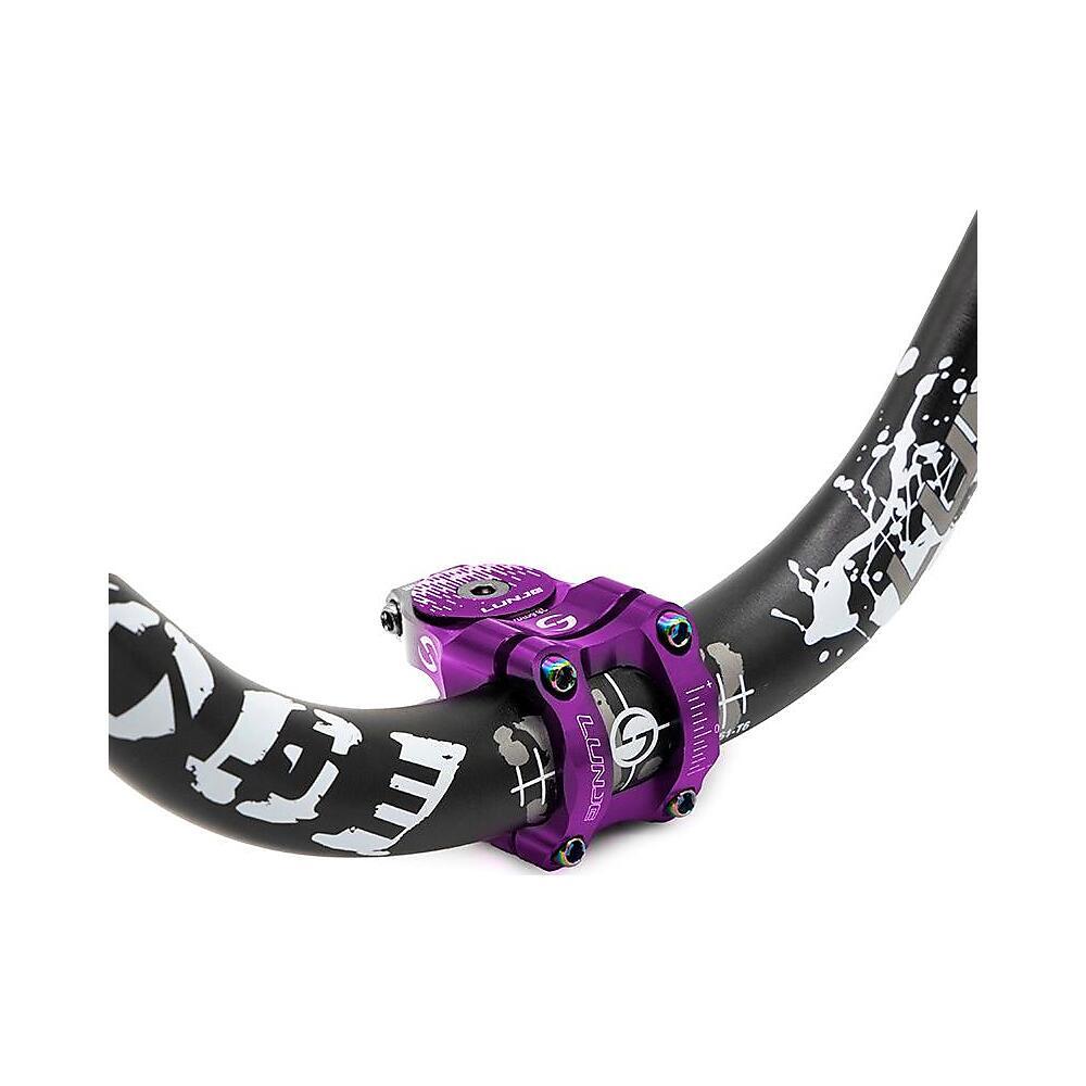 Potencia 31,8mm EWPM-003 Morado/Gris Compatible con Patinete y Bicicleta 3/4