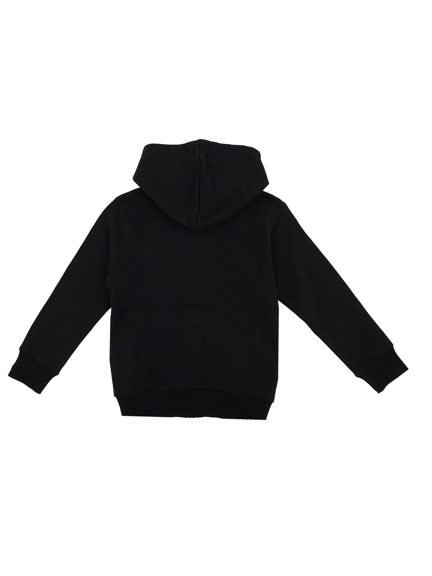 Felpa da bambino con cappuccio, full zip e logo Basic 2/2