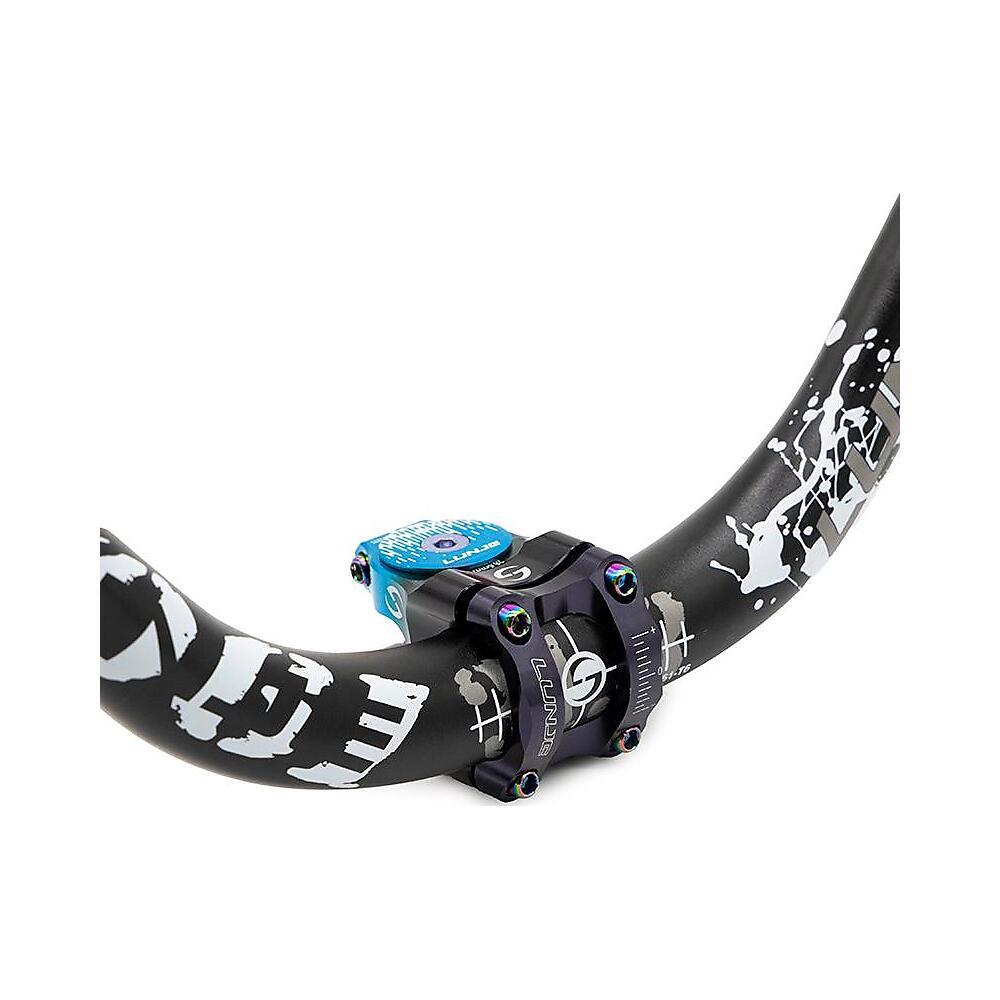 Potencia 31,8mm EWPM-003 Negro/Azul Compatible con Patinete y Bicicleta 2/4