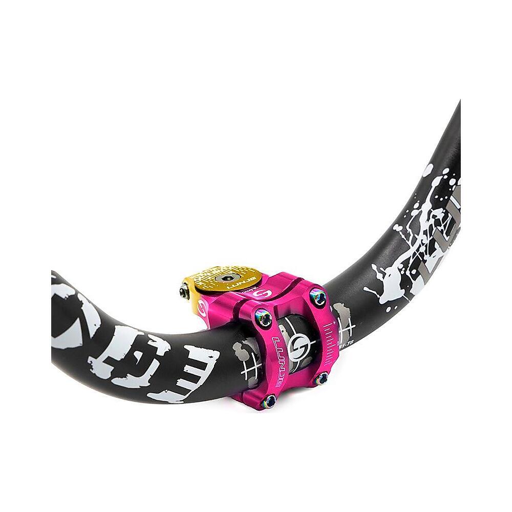 Potencia 31,8mm EWPM-003 Dorado/Fucsia Compatible con Patinete y Bicicleta 2/4