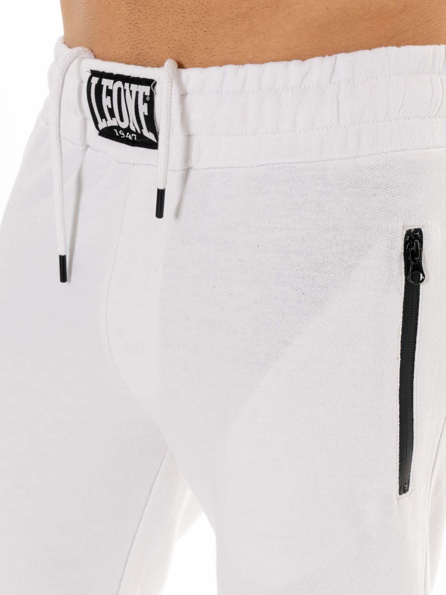 Pantalón deportivo de hombre Leone B&W con bolsillos con cremallera 3/5