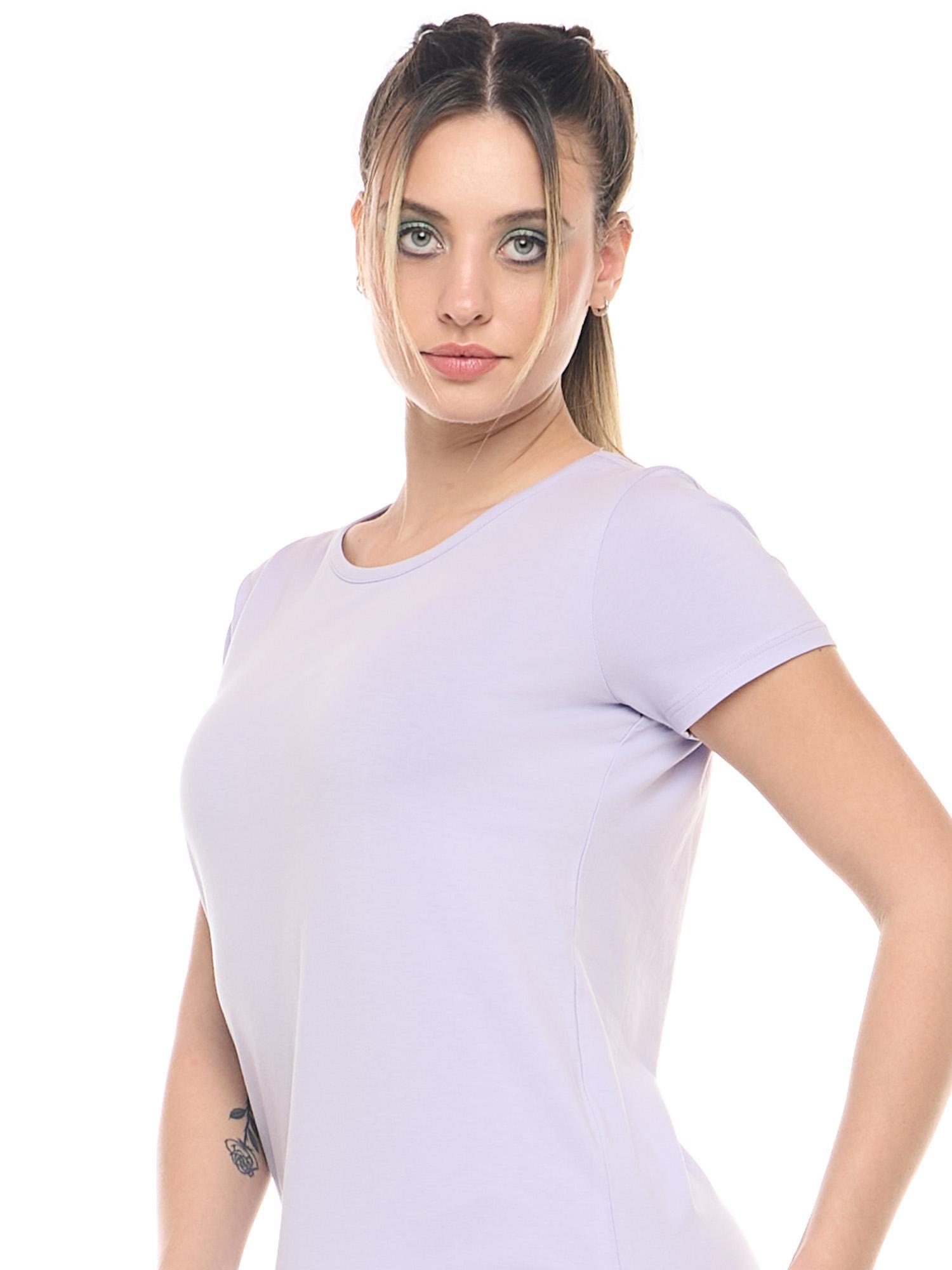 T-shirt manches courtes femme Leone Basic 5/8