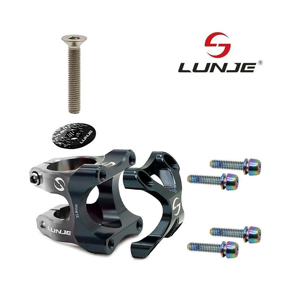 Potencia 31,8mm Negro/Gris Compatible con Patinete y Bicicleta 4/4