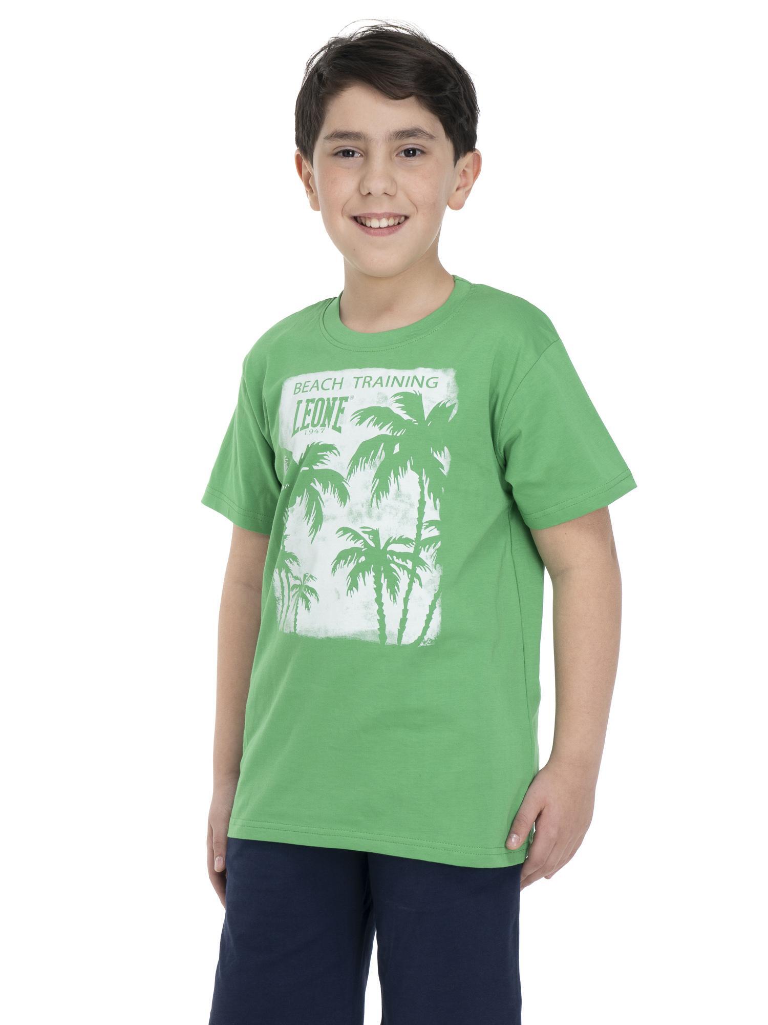 Camiseta estampado palmeras de playa para niño 3/5