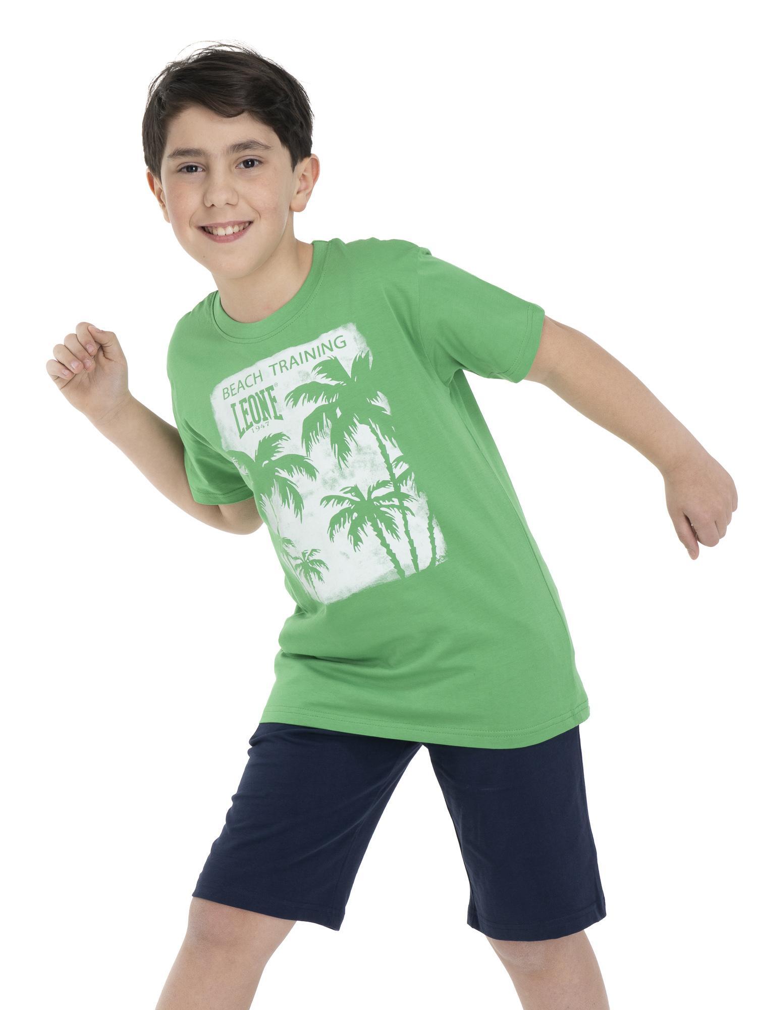 Camiseta estampado palmeras de playa para niño 5/5