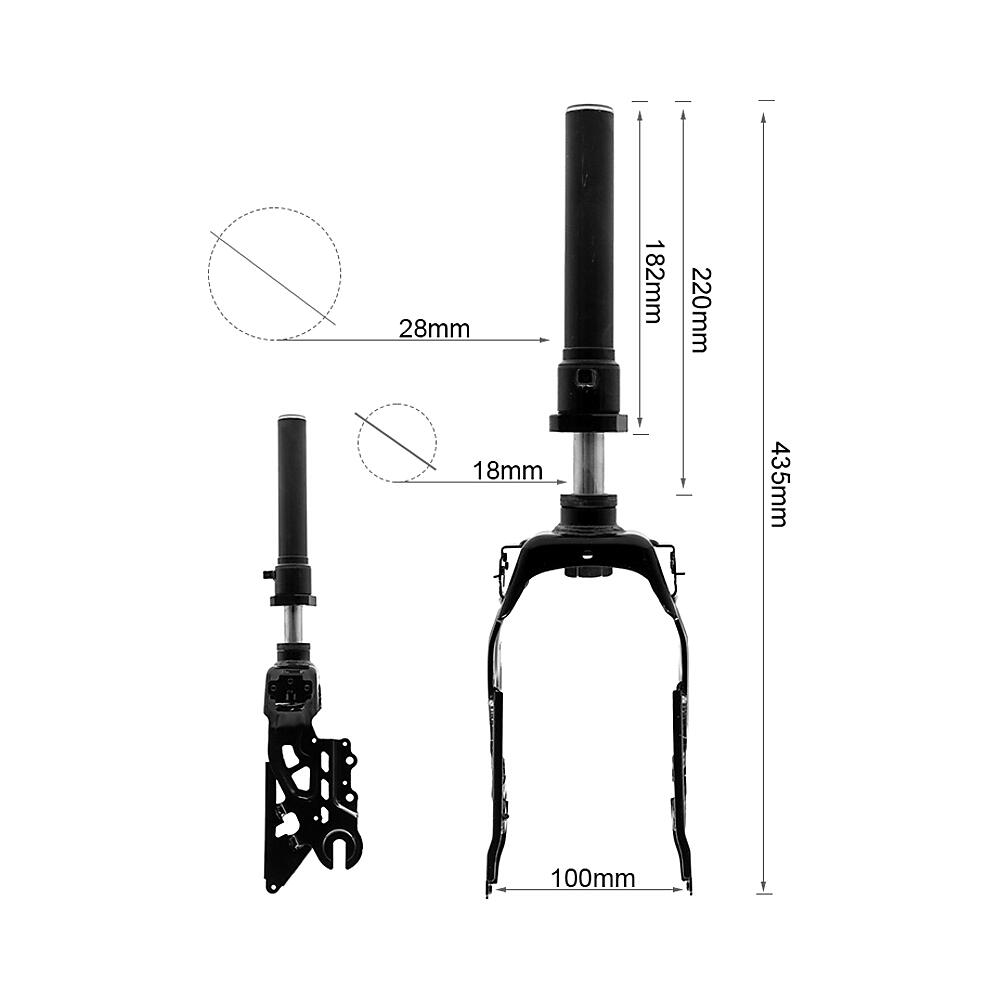 Amortiguador Delantero de Horquilla para Patinete Ninebot F3 2/4