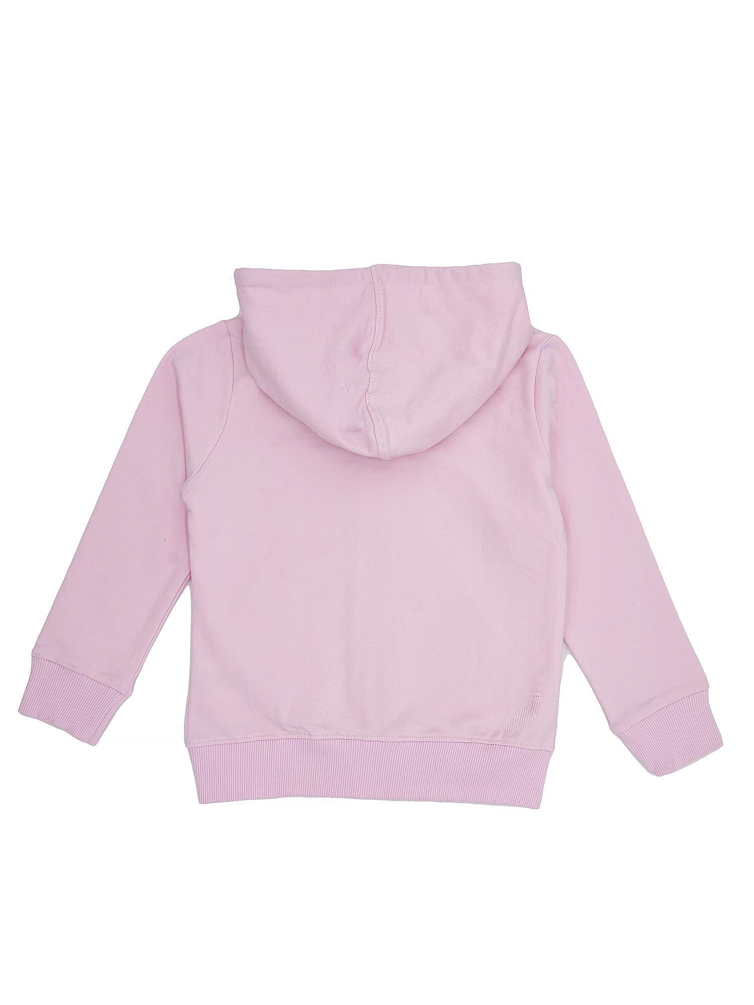Felpa da bambina con cappuccio e zip Foil 2/4
