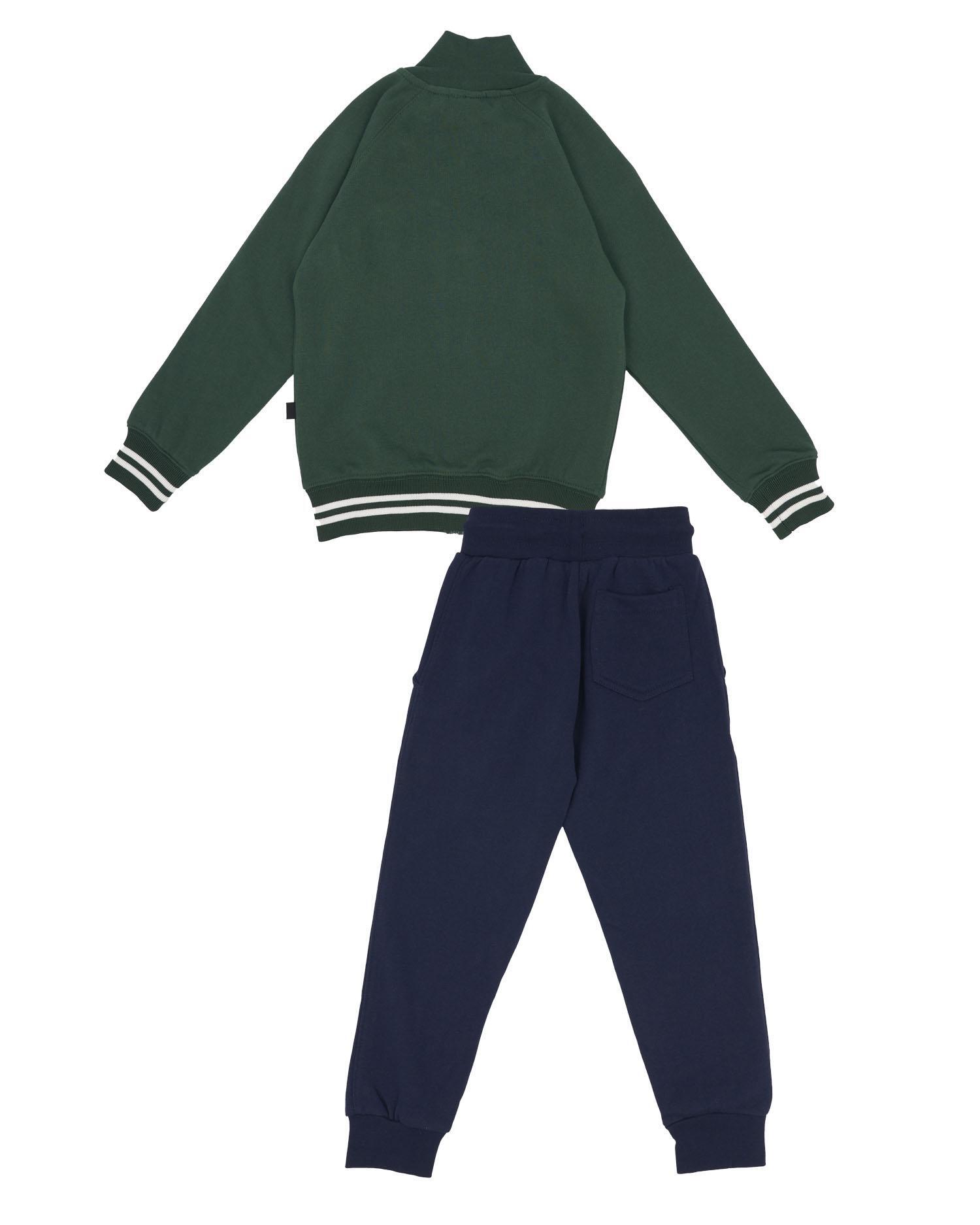 Kinder trainingspak met kraag en "Sporting" College print 2/6