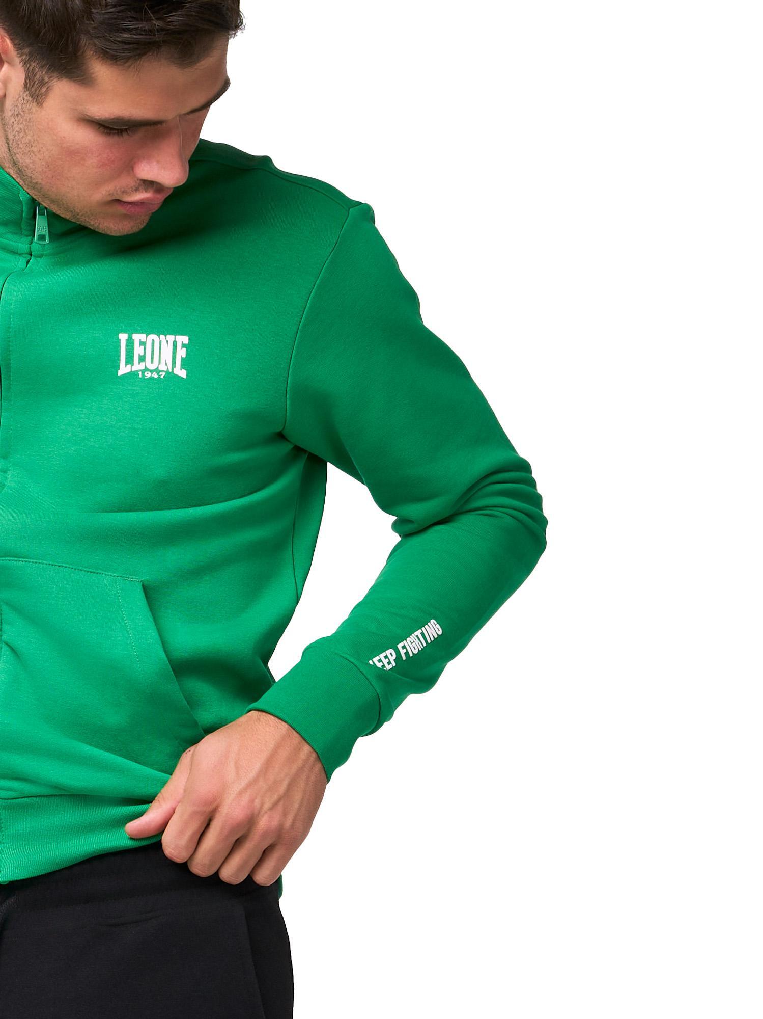 Dres męski Leone 1947 Apparel Basic bluza i spodnie z kołnierzem i zamkiem 5/7