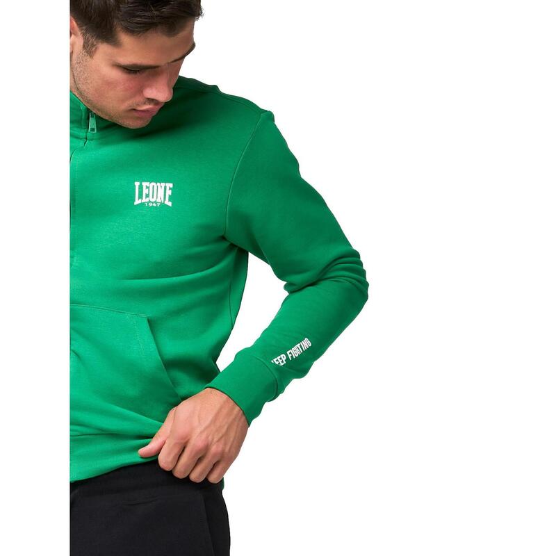Trening bărbați Leone 1947 Apparel Basic fermoar