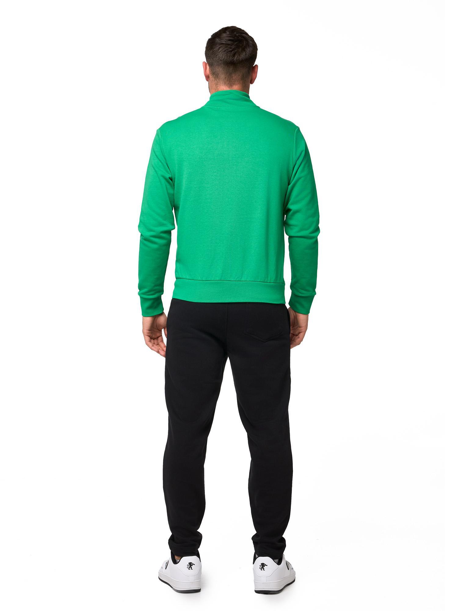 Dres męski Leone 1947 Apparel Basic bluza i spodnie z kołnierzem i zamkiem 4/7