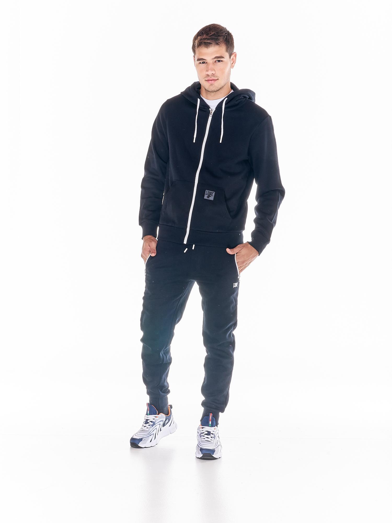 Bluza z bawełna z kaptur na co dzień na siłownię
