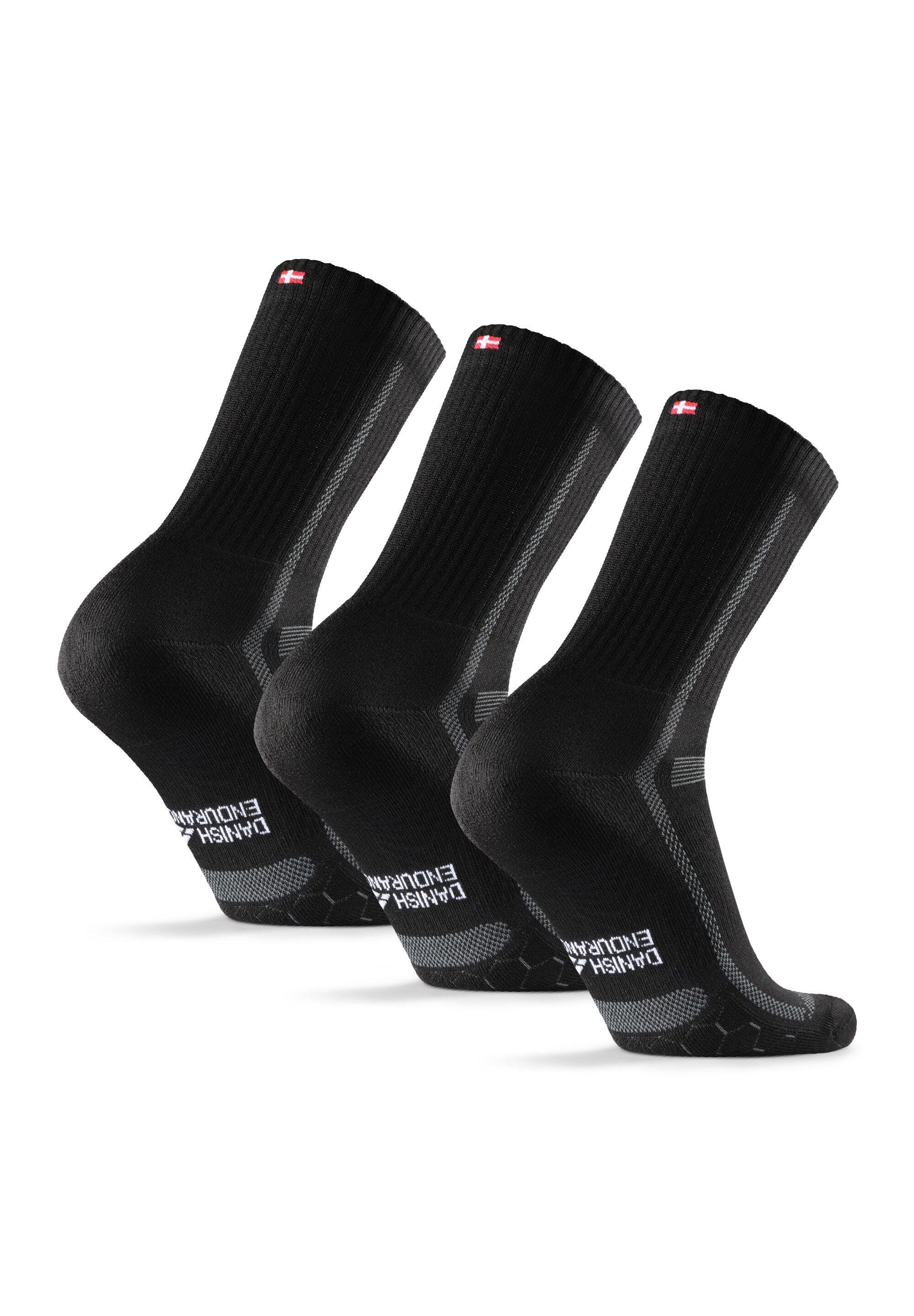 Gepolsterte Laufsocken für lange Distanzen Anti-Blasen Crew 3 Paar 2/5