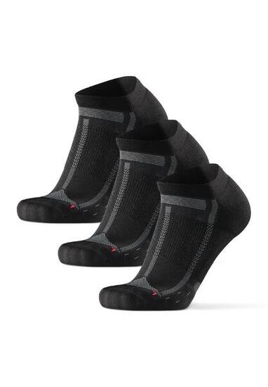 Chaussettes de course basses rembourrées longue distance 3 paires