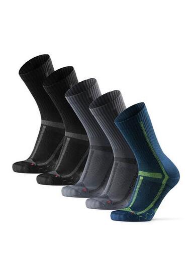 Gepolsterte Laufsocken für lange Distanzen Anti-Blasen Quarter 5 Paar